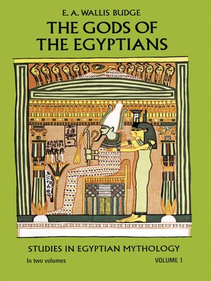 cover image of Gods of the Egyptians, Volume 1